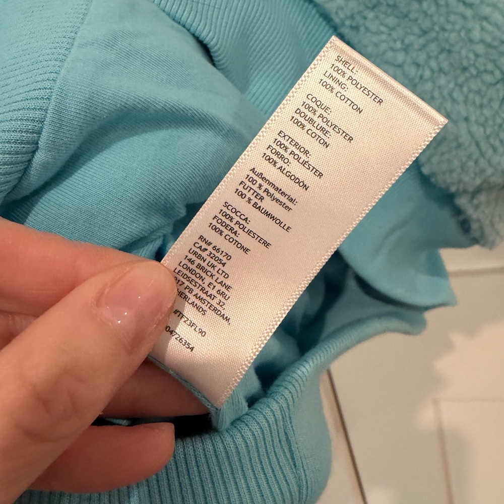 Teddy Fresh Colorblock Fleece Hoodie Sweatshirt New With Tags Sz Small Sold Out - Picture 13 of 15